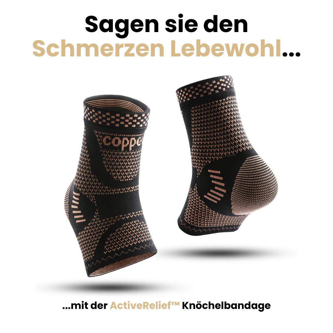 ActiveRelief™ Knöchelbandage - Die Bandage, die Ihre Mobilität revolutioniert!